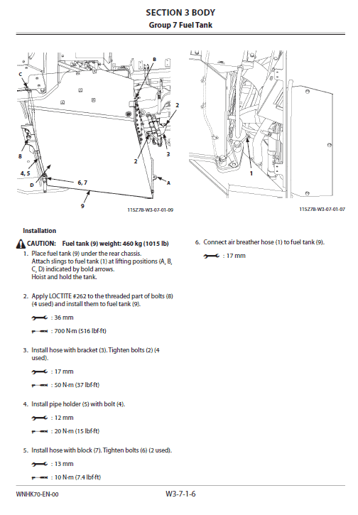 Hitachi Zw550-6 Wheel Loader Service Manual