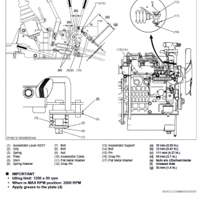 Kubota K018-4 Excavator Workshop Service Manual