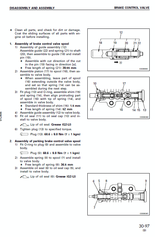 Komatsu D41e-6, D41p-6 Dozer Service Manual