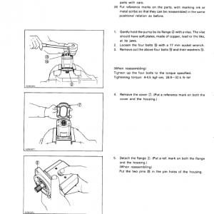 Kubota Kh36, Kh41, Kh51, Kh61 Excavator Workshop Manual