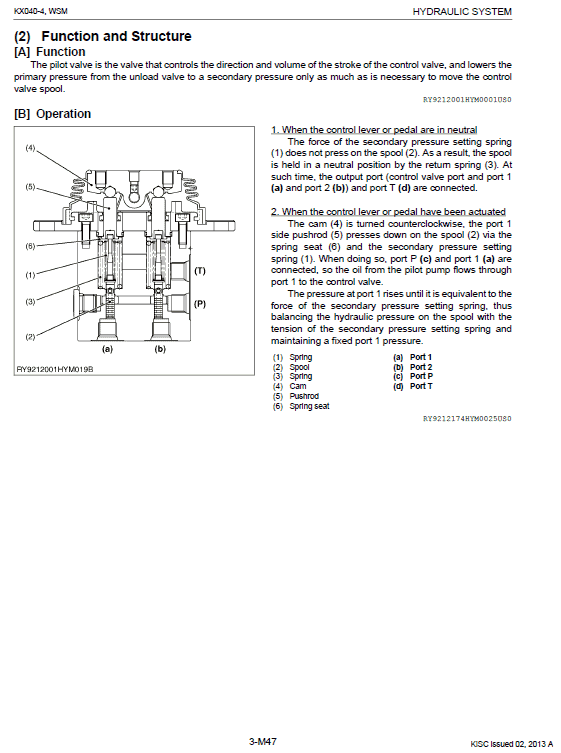 Kubota Kx040-4 Excavator Workshop Service Manual