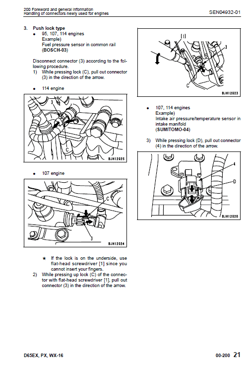 Komatsu D65ex-16, D65px-16, D65wx-16 Dozer Service Manual