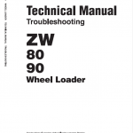 Hitachi Zw80, Zw90 Wheel Loader Service Manual
