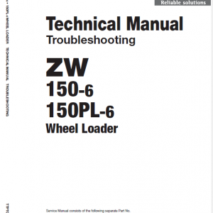 Hitachi Zw150-6 Wheel Loader Service Manual