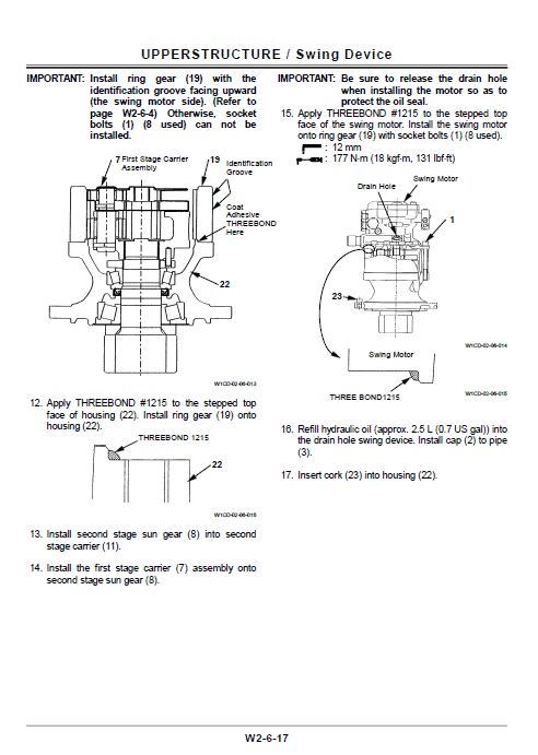 Hitachi Zx70 Excavator Service Manual