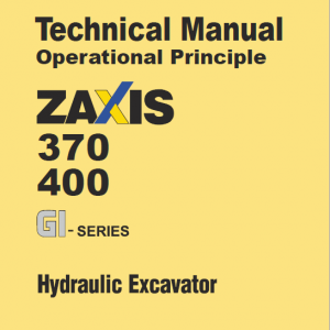 Hitachi Zx370gi, Zx400gi Excavator Service Manual