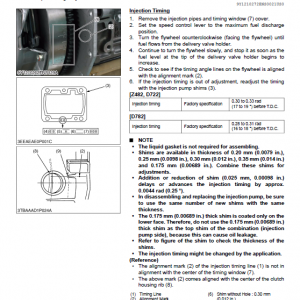 Kubota B1220, B1620, B1820 Tractor Workshop Manual