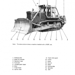 Komatsu D355a-3 Dozer Service Manual