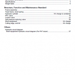 Komatsu D65wx-15e0 Dozer Service Manual