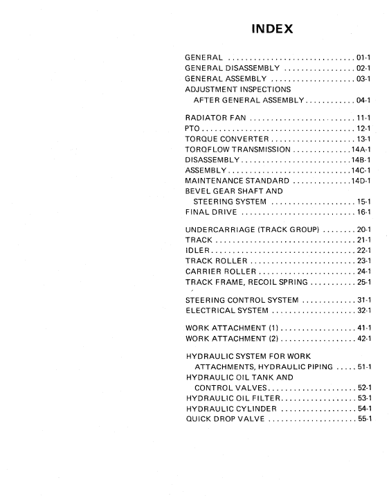 Komatsu D355-a1 Dozer Service Manual