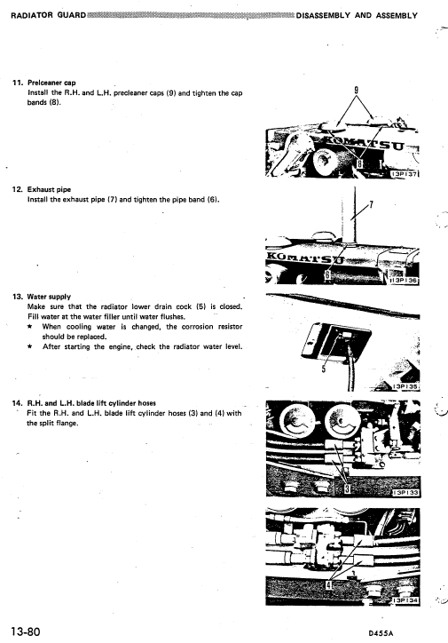 Komatsu D63e-1 Dozer Service Manual