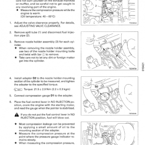 Komatsu D85a-21,d85e-21, D85p-21 Dozer Service Manual