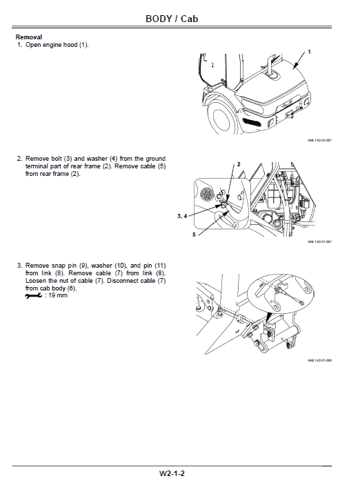 Hitachi Zw65, Zw75, Zw95 Wheel Loader Service Manual