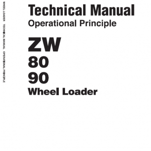 Hitachi Zw80, Zw90 Wheel Loader Service Manual