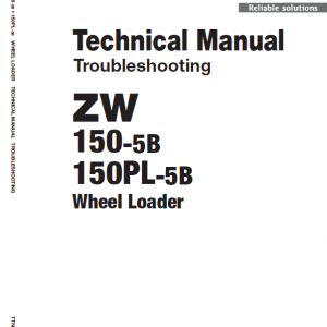 Hitachi Zw150-5b Wheel Loader Service Manual