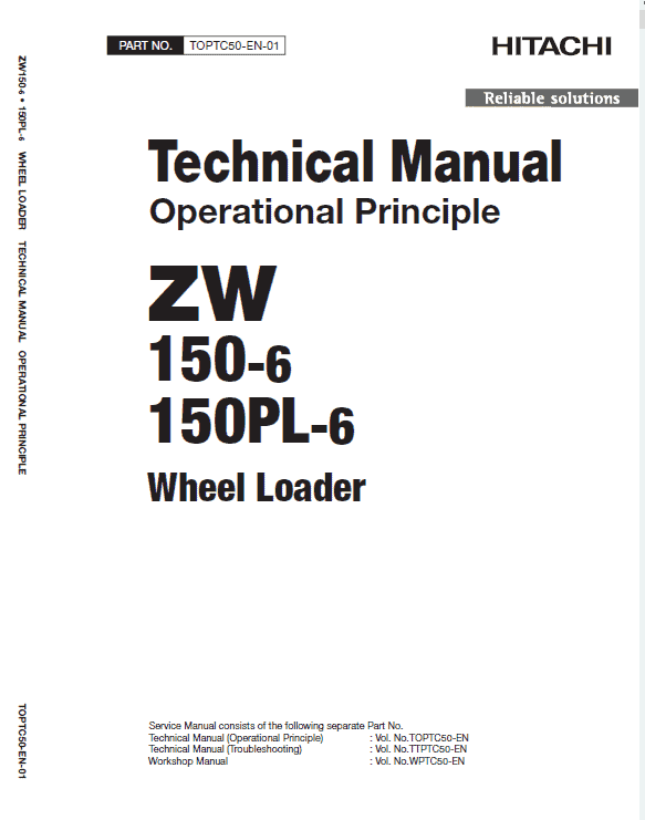 Hitachi Zw150-6 Wheel Loader Service Manual