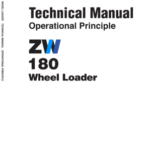 Hitachi Zw180 Wheel Loader Service Manual