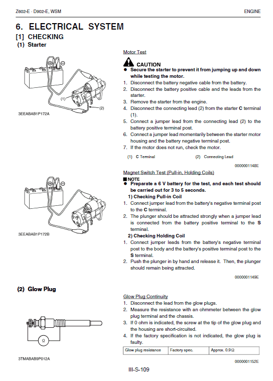 Kubota Kx36-3, Kx41-3s, Kx41-3v Excavator Workshop Manual