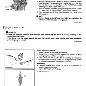 Kubota U20-3, U25-3 Excavator Workshop Manual