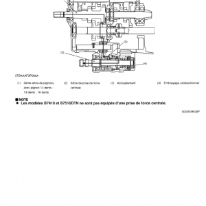 Kubota B7410, B7510, B7610 Tractor Workshop Manual