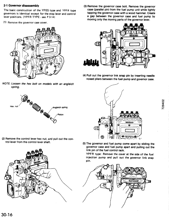 Komatsu 72-2, 75-2, 78-1, 84-2 Series Engine Manual