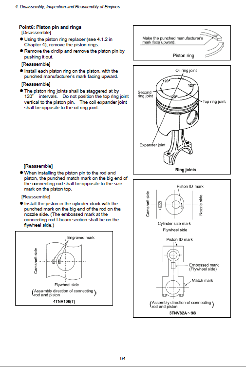 Komatsu 3d82ae, 3d84e, 3d88e Series Engine Manual