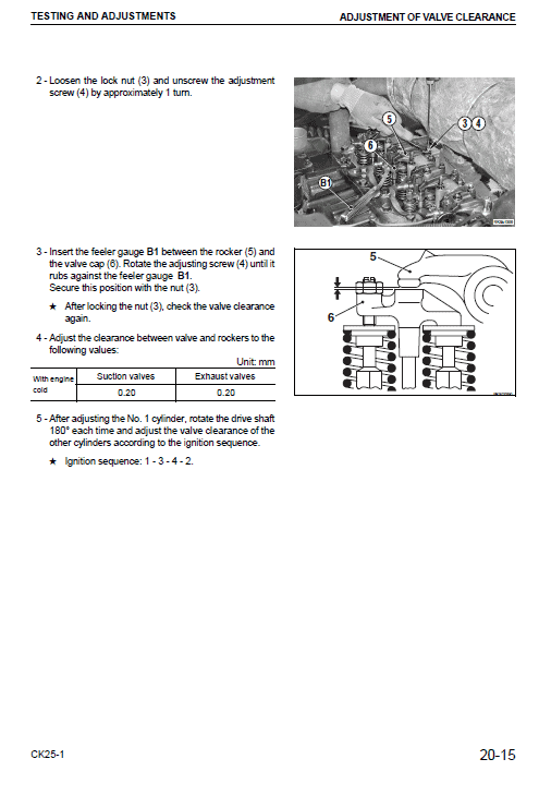 Komatsu Ck25-1 Skid-steer Loader Service Manual