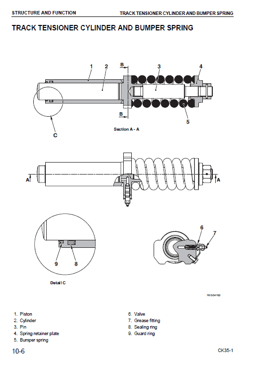 Komatsu Ck35-1 Skid-steer Loader Service Manual