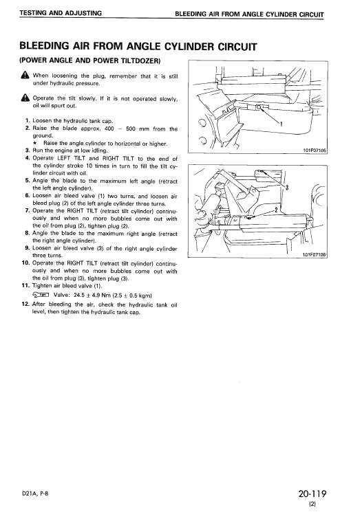 Komatsu D21a-8 And D21p-8 Dozer Service Manual