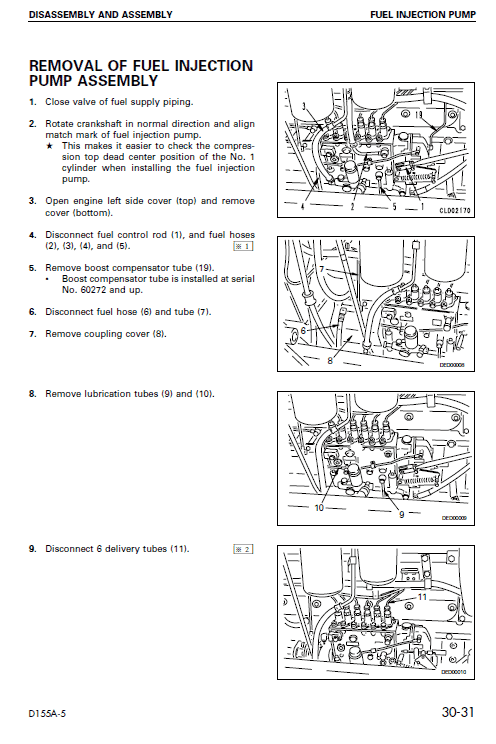 Komatsu D63e-1 Dozer Service Manual