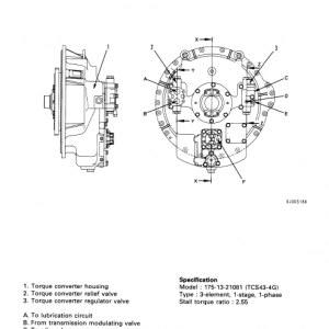 Komatsu D155a-2 Dozer Service Manual