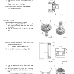 Komatsu D65a-7, D65e-7, D65p-7 Dozer Service Manual