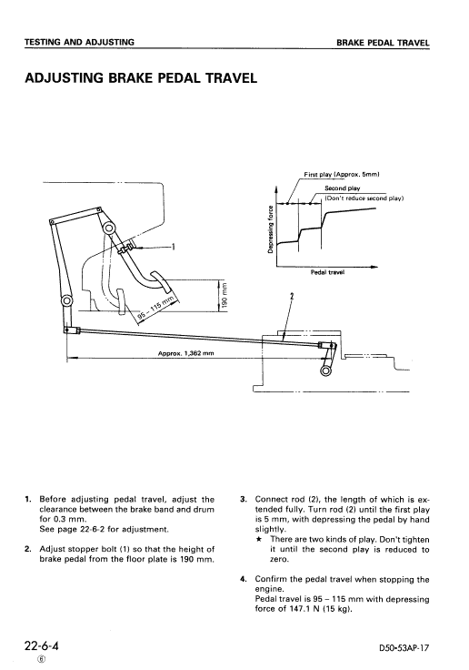 Komatsu D50a-17, D50p-17, D53a-17, D53p-17 Dozer Service Manual