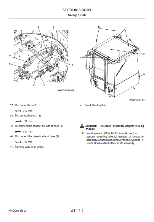 Hitachi Zw150-5b Wheel Loader Service Manual