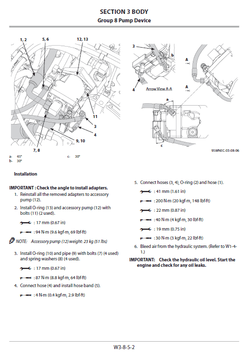 Hitachi Zw370-5b Wheel Loader Service Manual