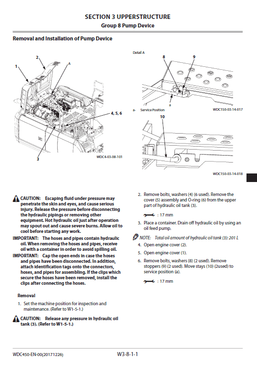 Hitachi Zx210-6, Zx210lc-6, Zx240n-6 Excavator Service Manual