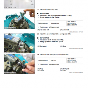 Kubota Kx057-4, U55, U55-4 Excavator Workshop Service Manual