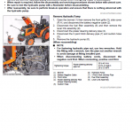 Kubota B1220, B1620, B1820 Tractor Workshop Manual