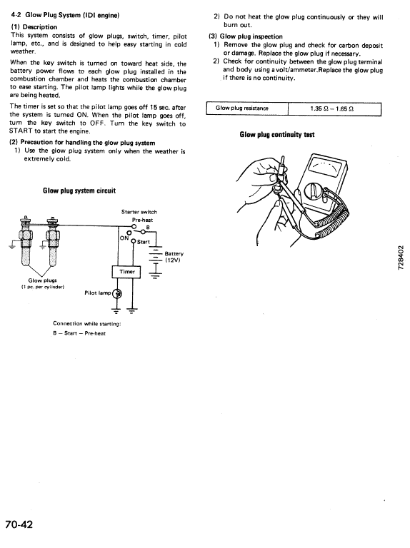 Komatsu 72-2, 75-2, 78-1, 84-2 Series Engine Manual