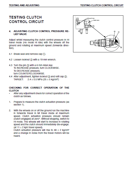 Komatsu Pw130es-6k Excavator Service Manual