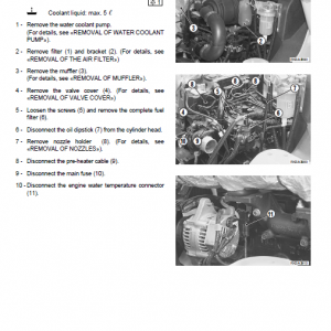 Komatsu Sk510-5 Skid-steer Loader Service Manual