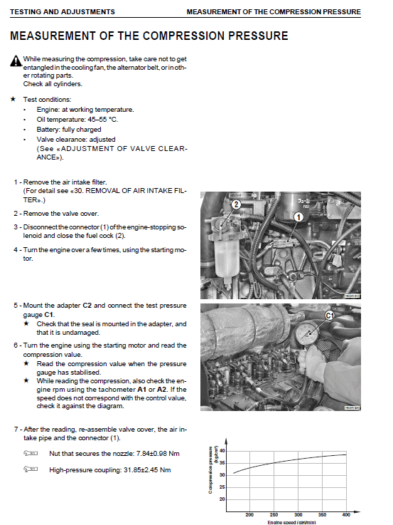 Komatsu Sk1026-5, Sk1026-5n Skid-steer Loader Service Manual