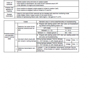 Komatsu D275a-5 Dozer Service Manual