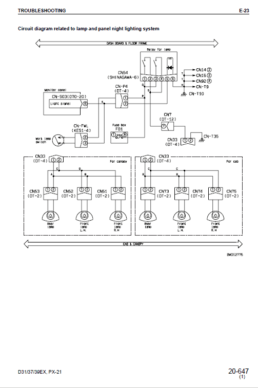 Komatsu D39ex-21, D39px-21 Dozer Service Manual