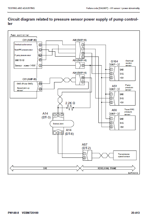 Komatsu Pw148-8 Excavator Service Manual