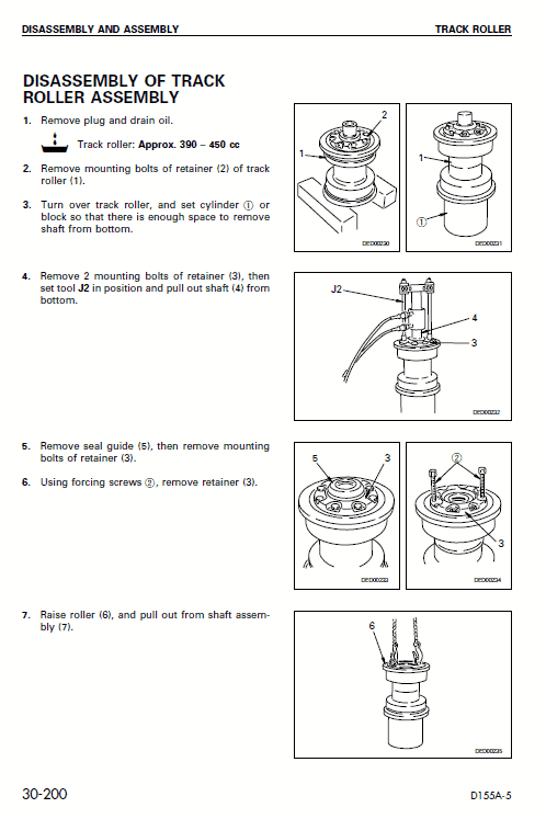 Komatsu D63e-1 Dozer Service Manual