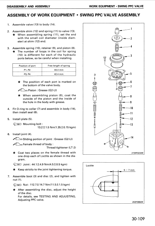 Komatsu Pw130-6k Excavator Service Manual