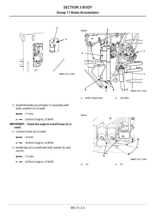 Hitachi Zw250-5b Wheel Loader Service Manual