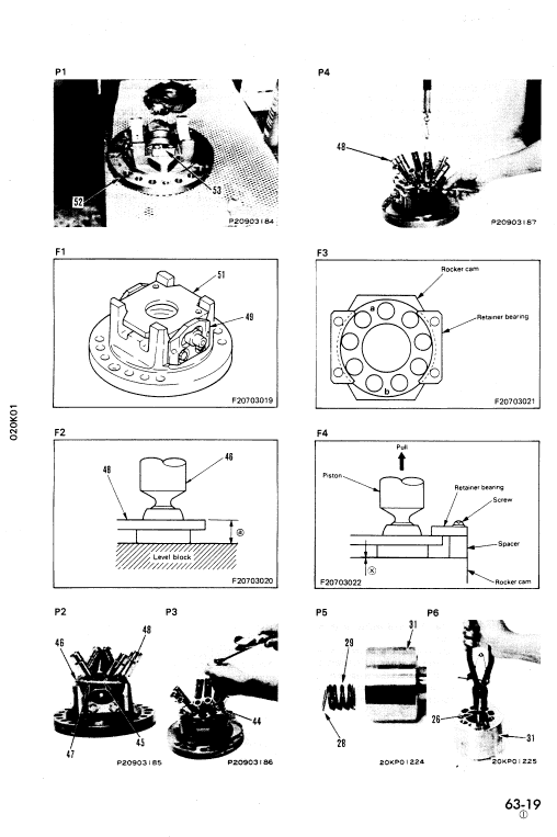 Komatsu Pw210-1 Excavator Service Manual