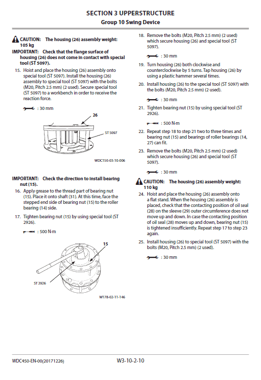 Hitachi Zx210-6, Zx210lc-6, Zx240n-6 Excavator Service Manual